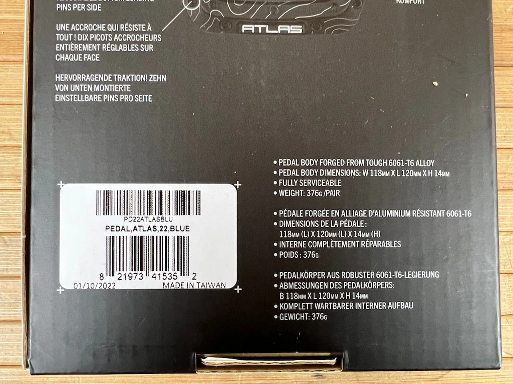 Race Face Atlas 2022 Blue Plattformpedale / Pedale 11 Race Face Atlas 2022 Blue Plattformpedale / Pedale – Bild 9
