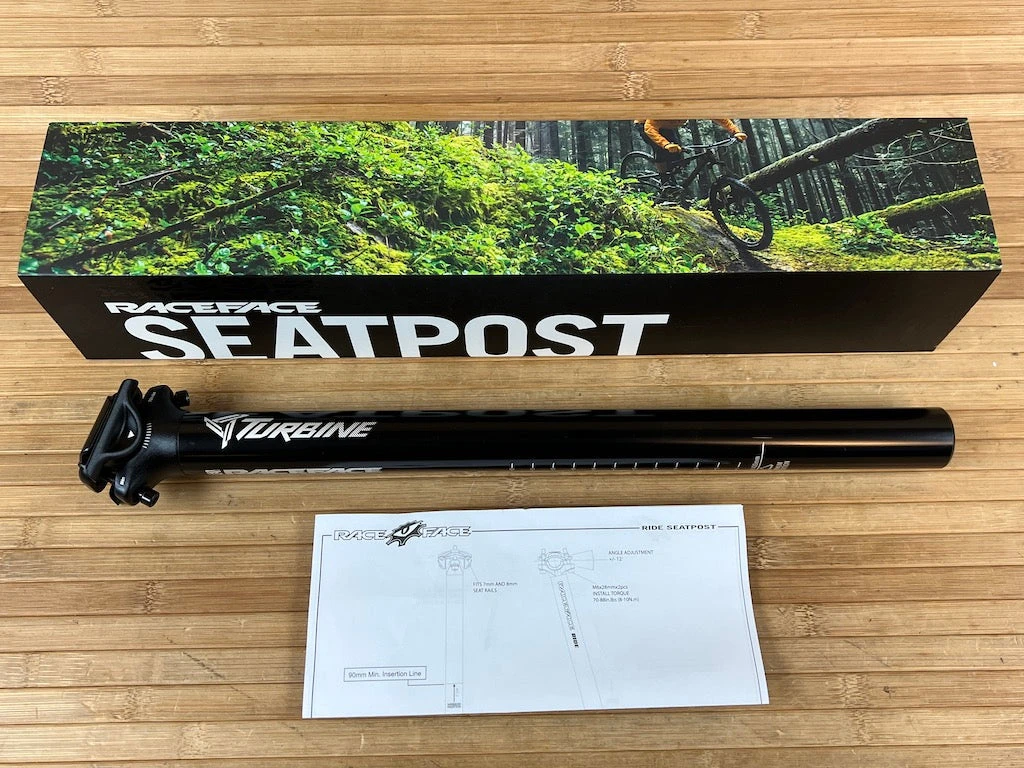 Race Face Turbine Sattelstütze 30,9mm / 400mm Black 3 Race Face Turbine Sattelstütze 30,9mm / 400mm Black