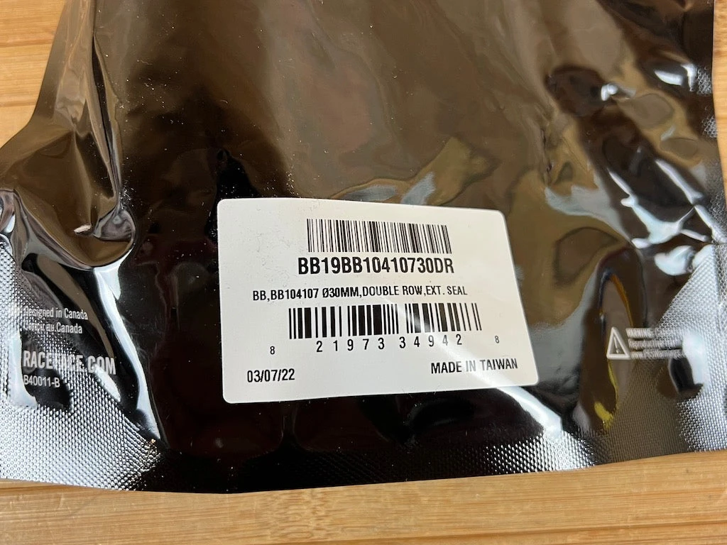 Race Face Pressfit BB92 30mm Innenlager Double Row 4 Race Face Pressfit BB92 30mm Innenlager Double Row – Bild 2