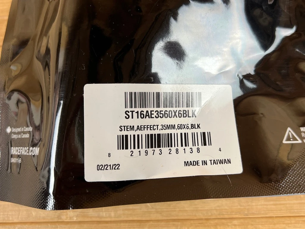 Race Face Aeffect Vorbau 60mm / 35mm Black 11 Race Face Aeffect Vorbau 60mm / 35mm Black – Bild 9