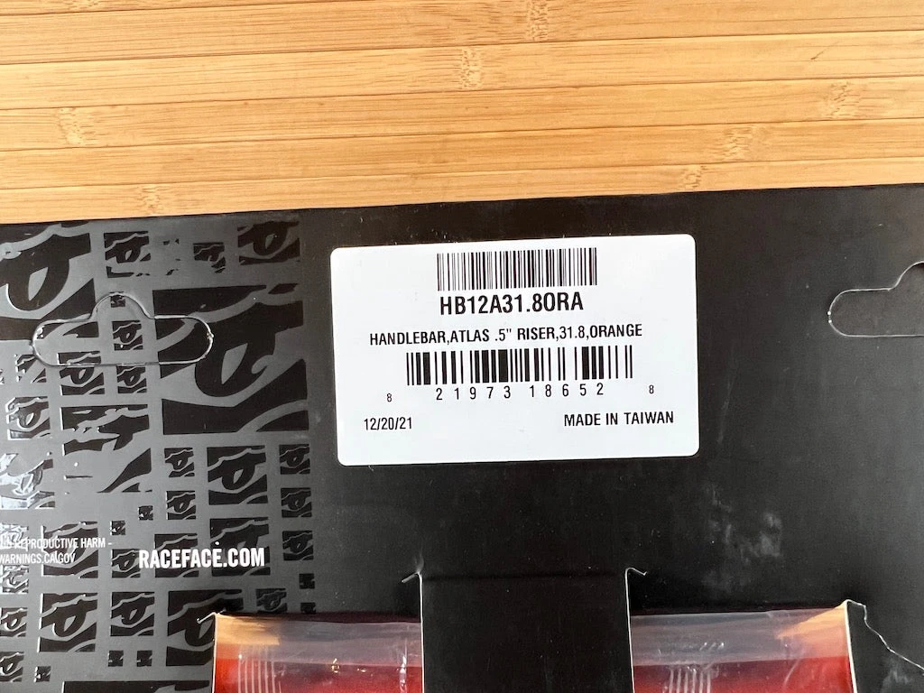 Race Face Atlas Lenker Orange 785mm / 31,8mm 11 Race Face Atlas Lenker Orange 785mm / 31,8mm – Bild 9