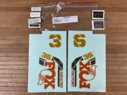 Fox Decal Kit 36 2021 Rootbeer Root Beer F-S