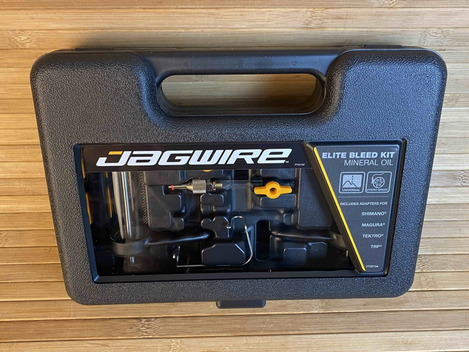 Jagwire Elite Bleed Profi Entlüftungskit Mineralöl 3 Jagwire Elite Bleed Profi Entlüftungskit Mineralöl