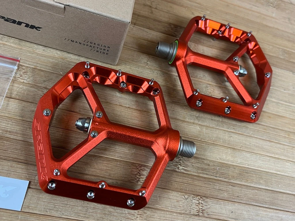 Spank Oozy Trail Reboot Pedale / Plattformpedale Orange 4 Spank Oozy Trail Reboot Pedale / Plattformpedale Orange – Bild 2