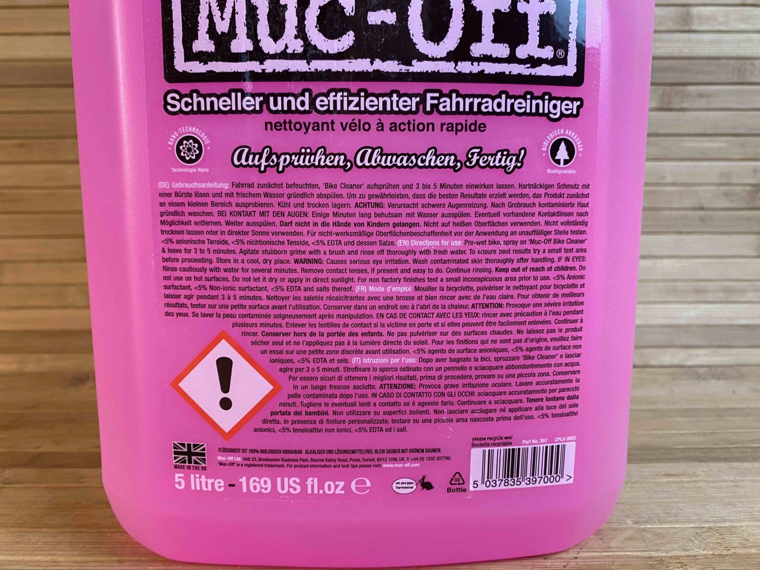 Muc-Off Muc Off Bike Cleaner / Reiniger 5L 4 Muc-Off Muc Off Bike Cleaner / Reiniger 5L – Bild 2