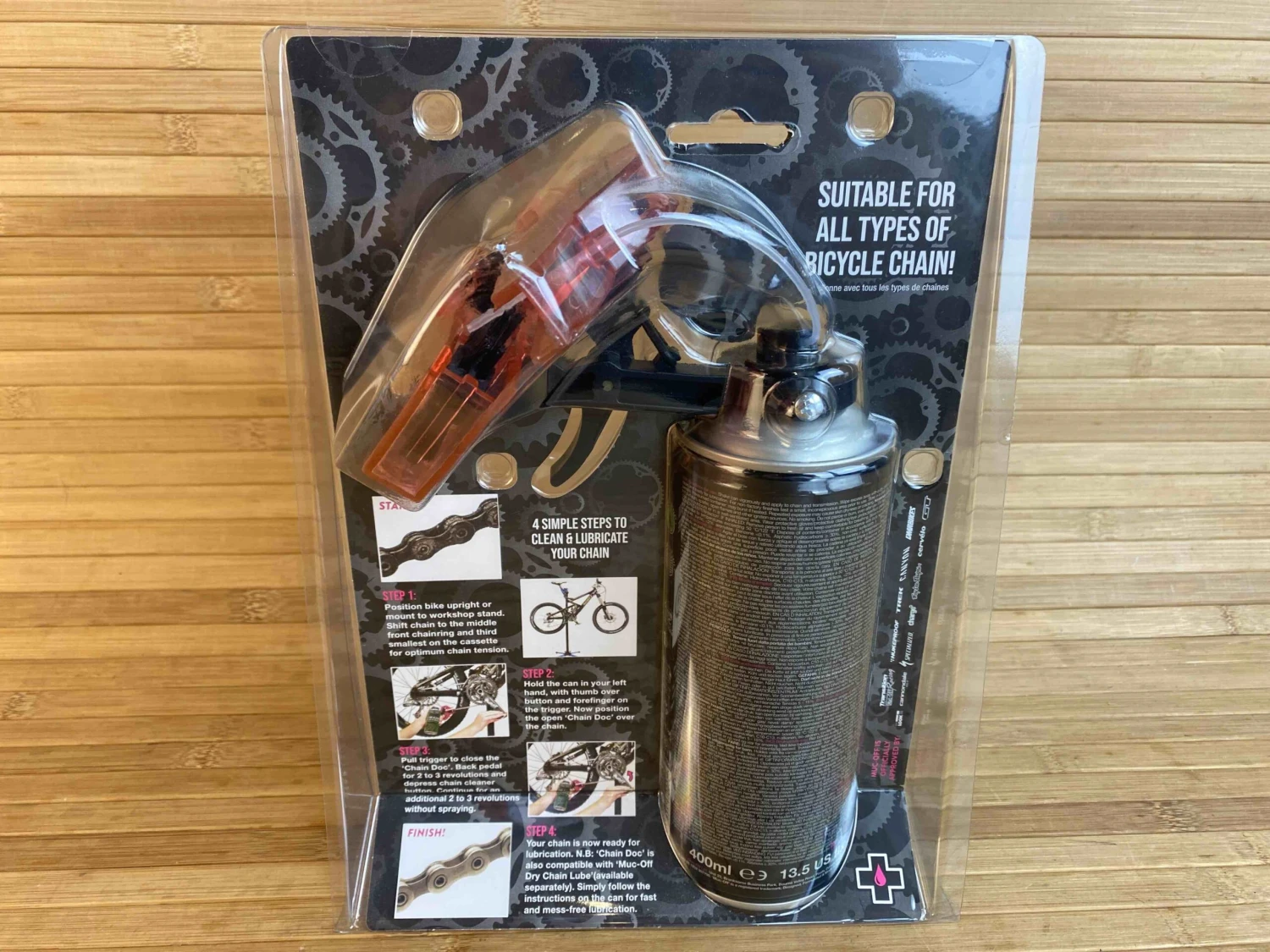 Muc-Off Muc Off Chain Doc (incl. Chain Cleaner 400ml) Kettenreinigungsset 4 Muc-Off Muc Off Chain Doc (incl. Chain Cleaner 400ml) Kettenreinigungsset – Bild 2