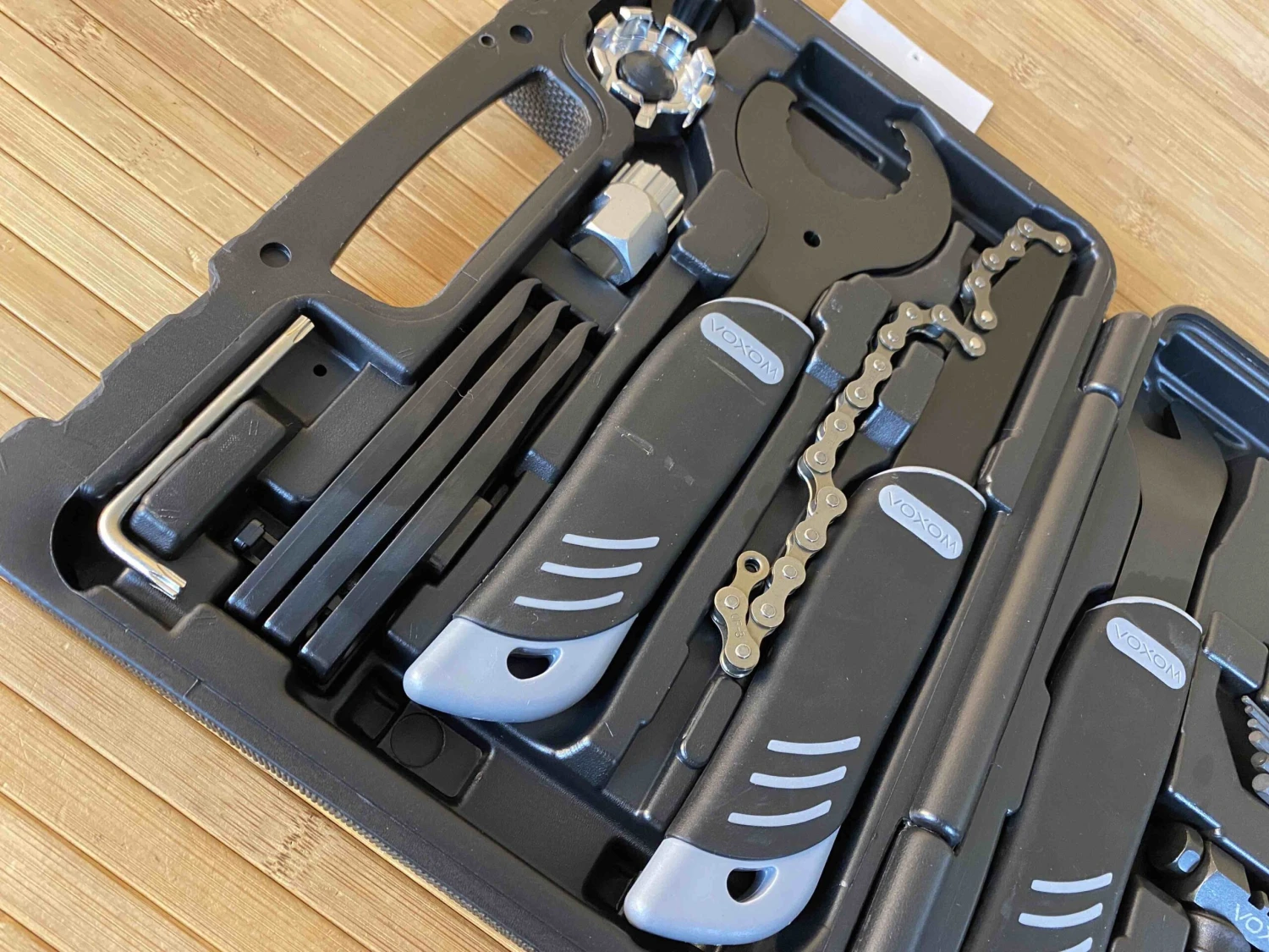 Voxom Fahrrad Werkzeugkoffer WK1 22-teilig 7 Voxom Fahrrad Werkzeugkoffer WK1 22-teilig – Bild 5