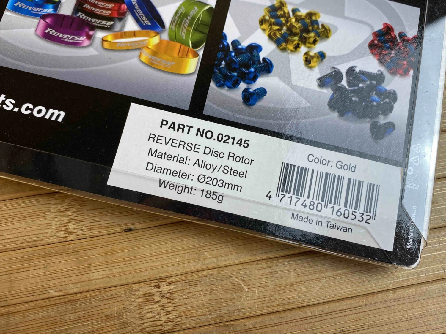 Reverse Bremsscheibe 203mm Gold 4 Reverse Bremsscheibe 203mm Gold – Bild 2