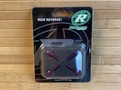 Reverse Bremsadapter-Schraubenset - 4 Stk. M6x18mm Lila / Purple