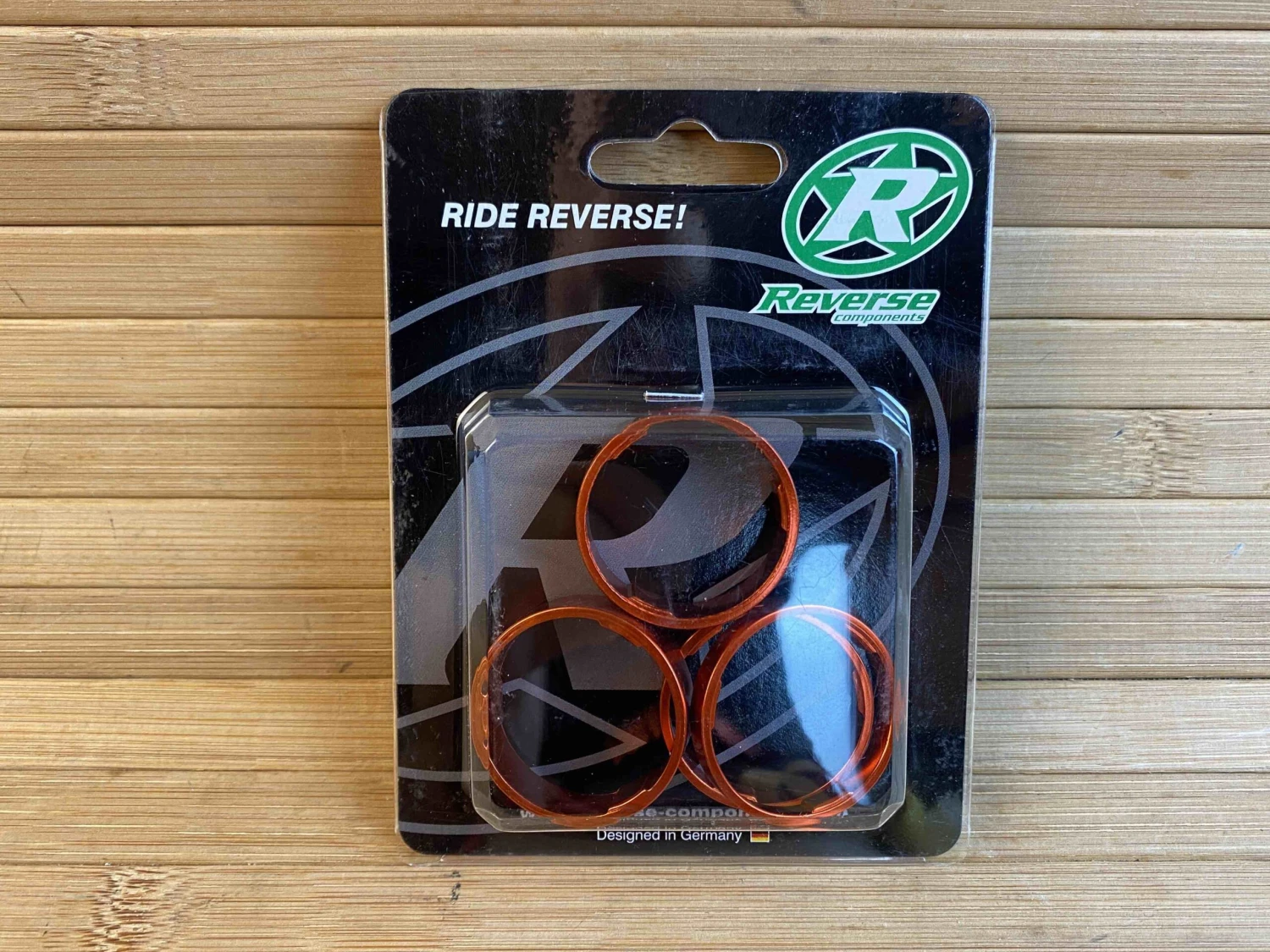 Reverse Set Ultra-Light 1 1/8" Spacer Orange 3 Reverse Set Ultra-Light 1 1/8" Spacer Orange