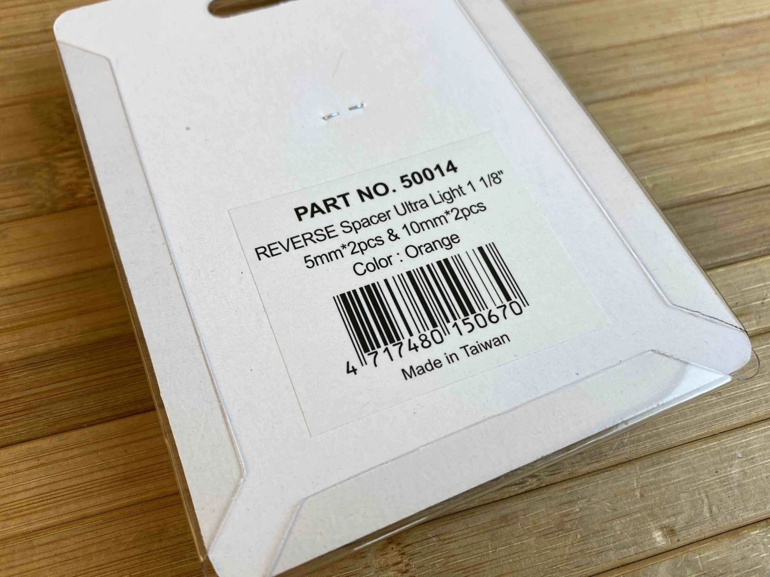 Reverse Set Ultra-Light 1 1/8" Spacer Orange 4 Reverse Set Ultra-Light 1 1/8" Spacer Orange – Bild 2