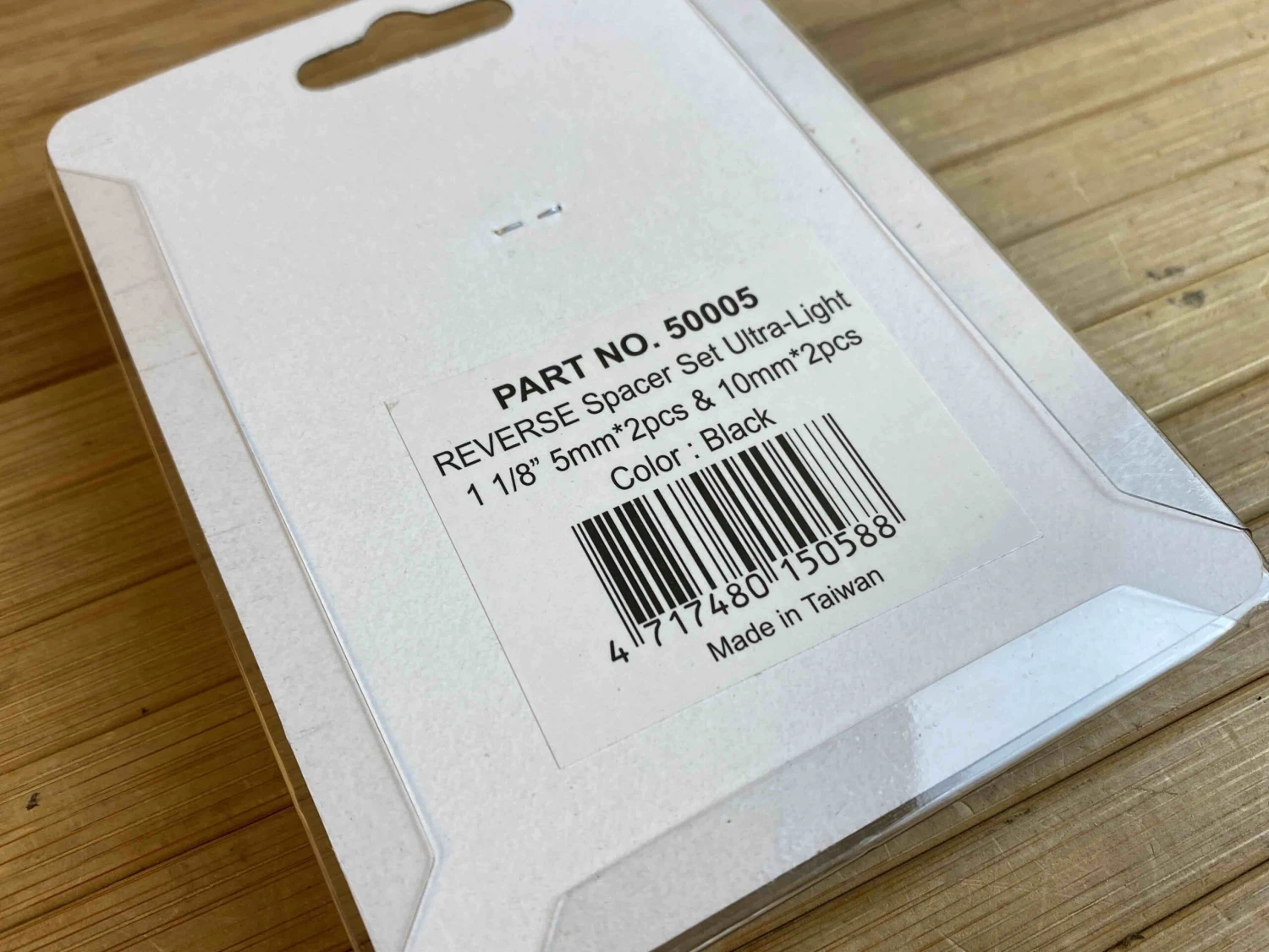 Reverse Set Ultra-Light 1 1/8" Spacer Schwarz 4 Reverse Set Ultra-Light 1 1/8" Spacer Schwarz – Bild 2