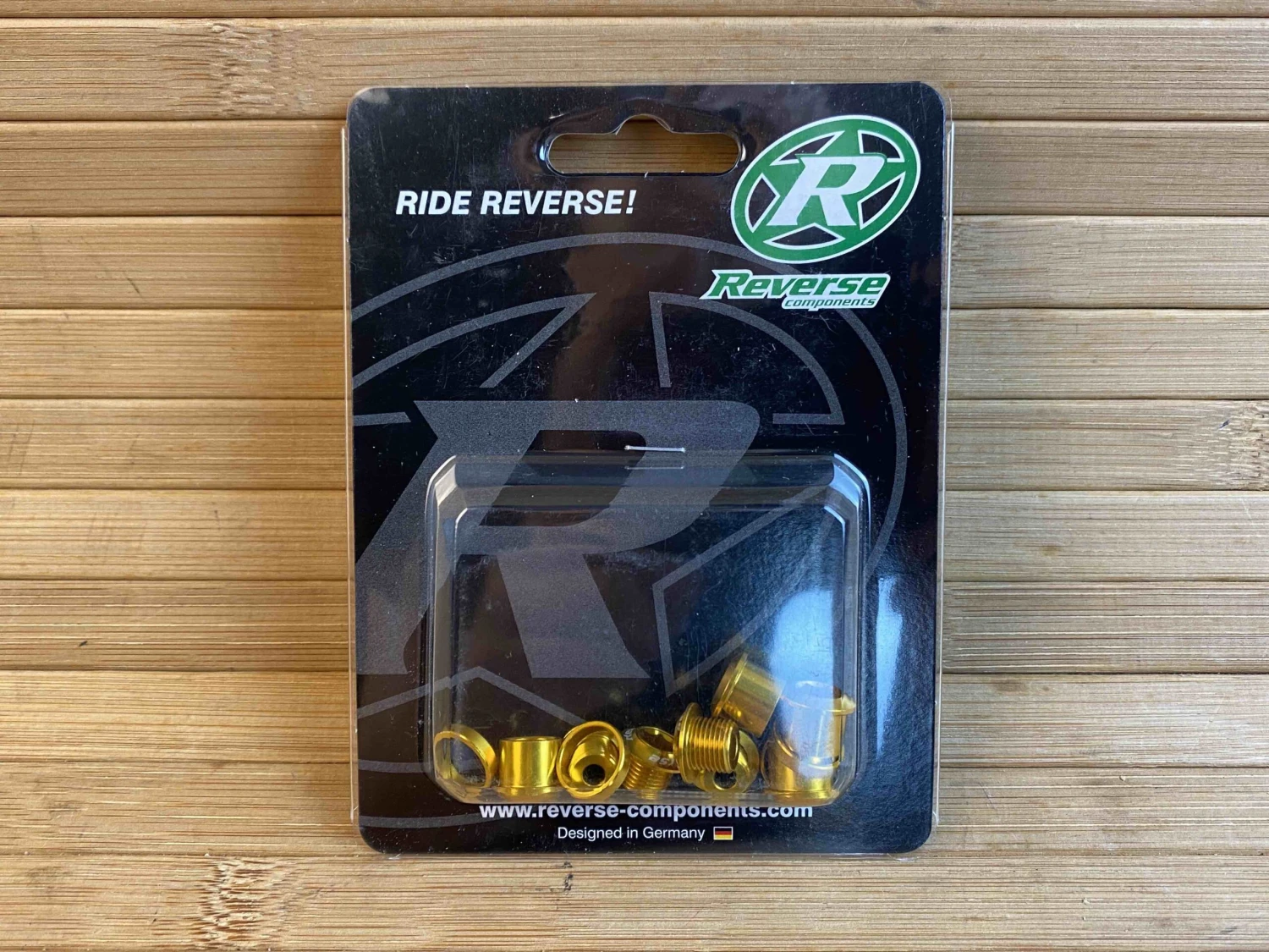 Reverse Kettenblattschrauben-Set (4 Stk.) Gold 3 Reverse Kettenblattschrauben-Set (4 Stk.) Gold