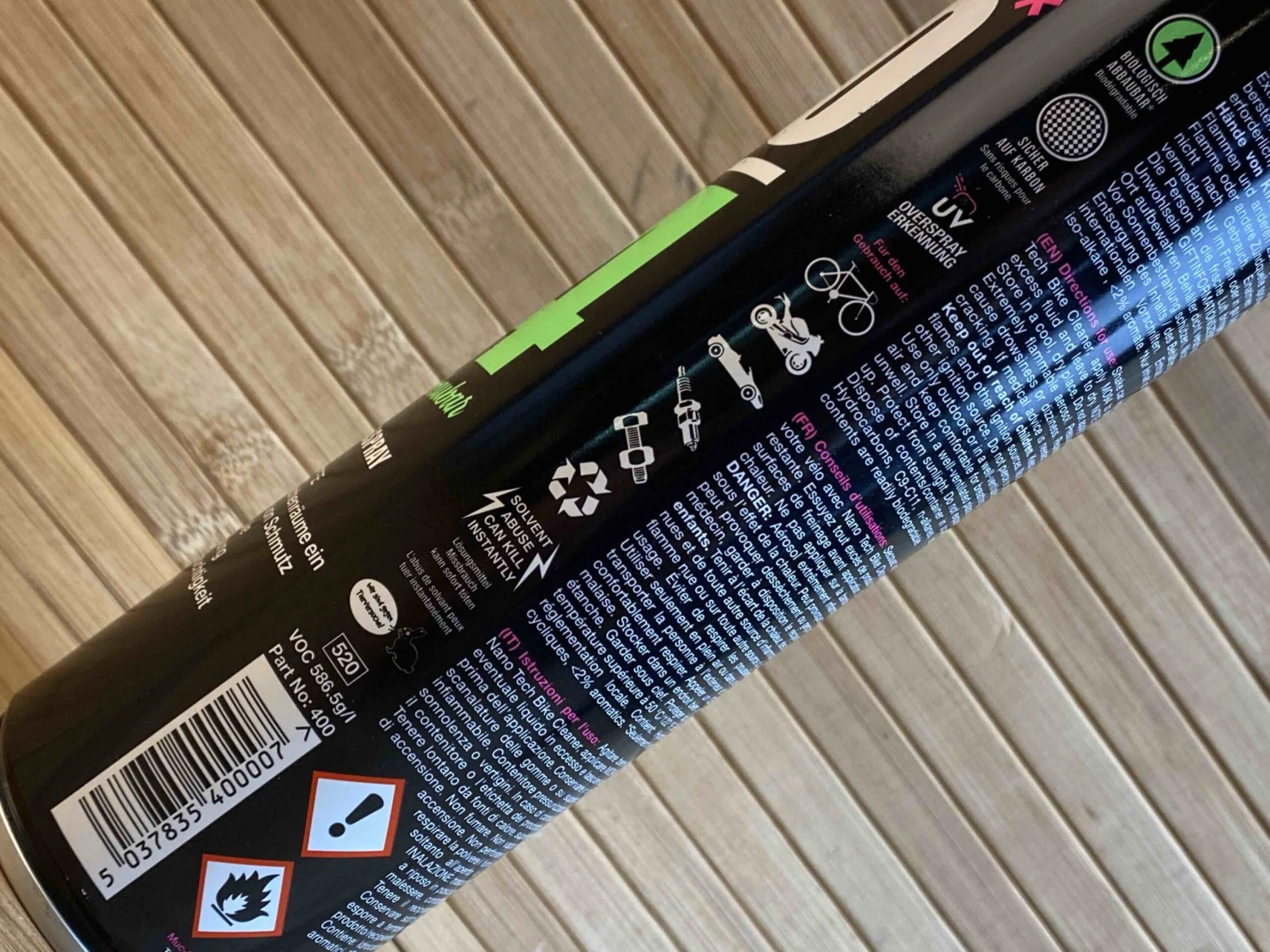 Muc-Off Muc Off MO-94 Multi-Use Spray 400ml 6 Muc-Off Muc Off MO-94 Multi-Use Spray 400ml – Bild 4