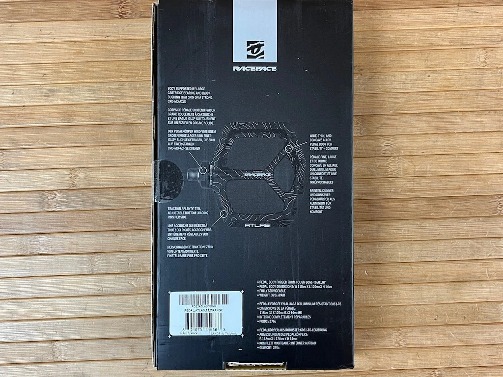 Race Face Atlas 2022 Orange Plattformpedale / Pedale 8 Race Face Atlas 2022 Orange Plattformpedale / Pedale – Bild 6