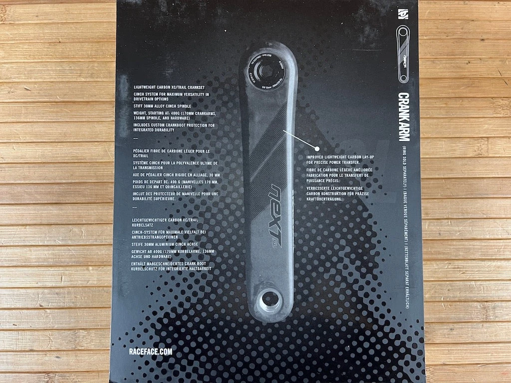 Race Face Next SL Carbon Kurbelset 175mm 68/73mm Black 10 Race Face Next SL Carbon Kurbelset 175mm 68/73mm Black – Bild 8