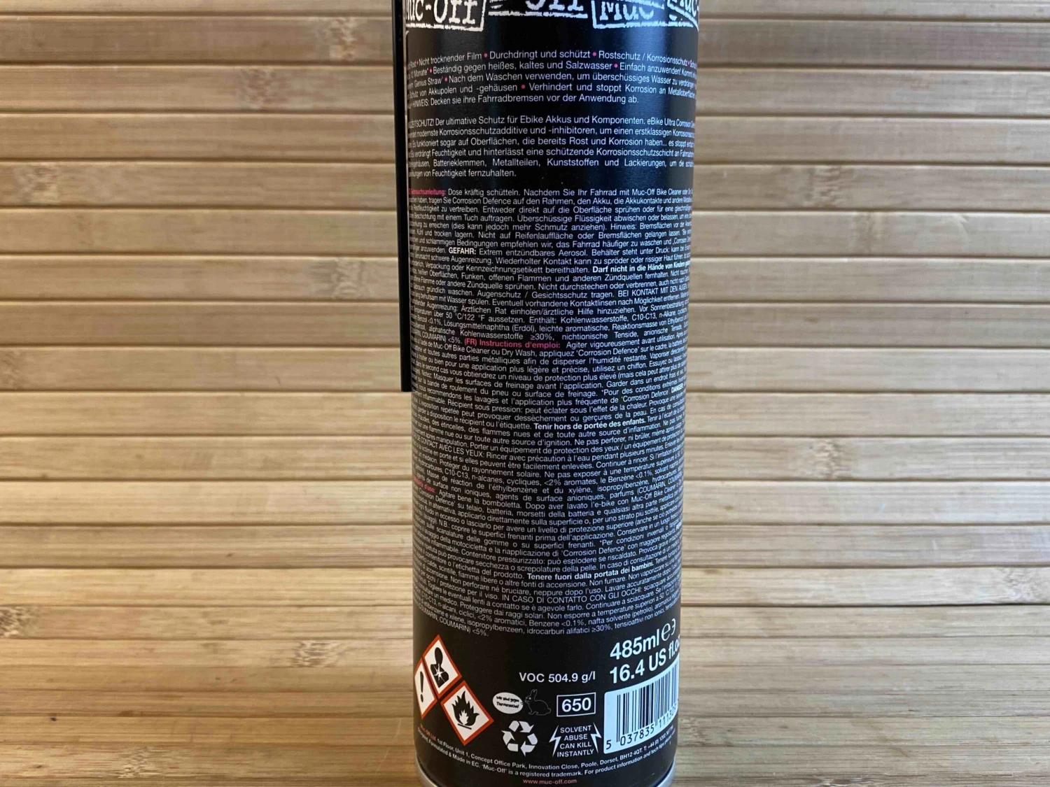 Muc-Off Muc Off E-Bike Ultra Corrosion Defence Korrosionsschutz 485ml 5 Muc-Off Muc Off E-Bike Ultra Corrosion Defence Korrosionsschutz 485ml – Bild 3