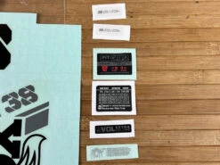 Fox Decal Kit 38 2021 F-S Black Logo / Shiny Orange -Reverse Verkäufe IMG 6980