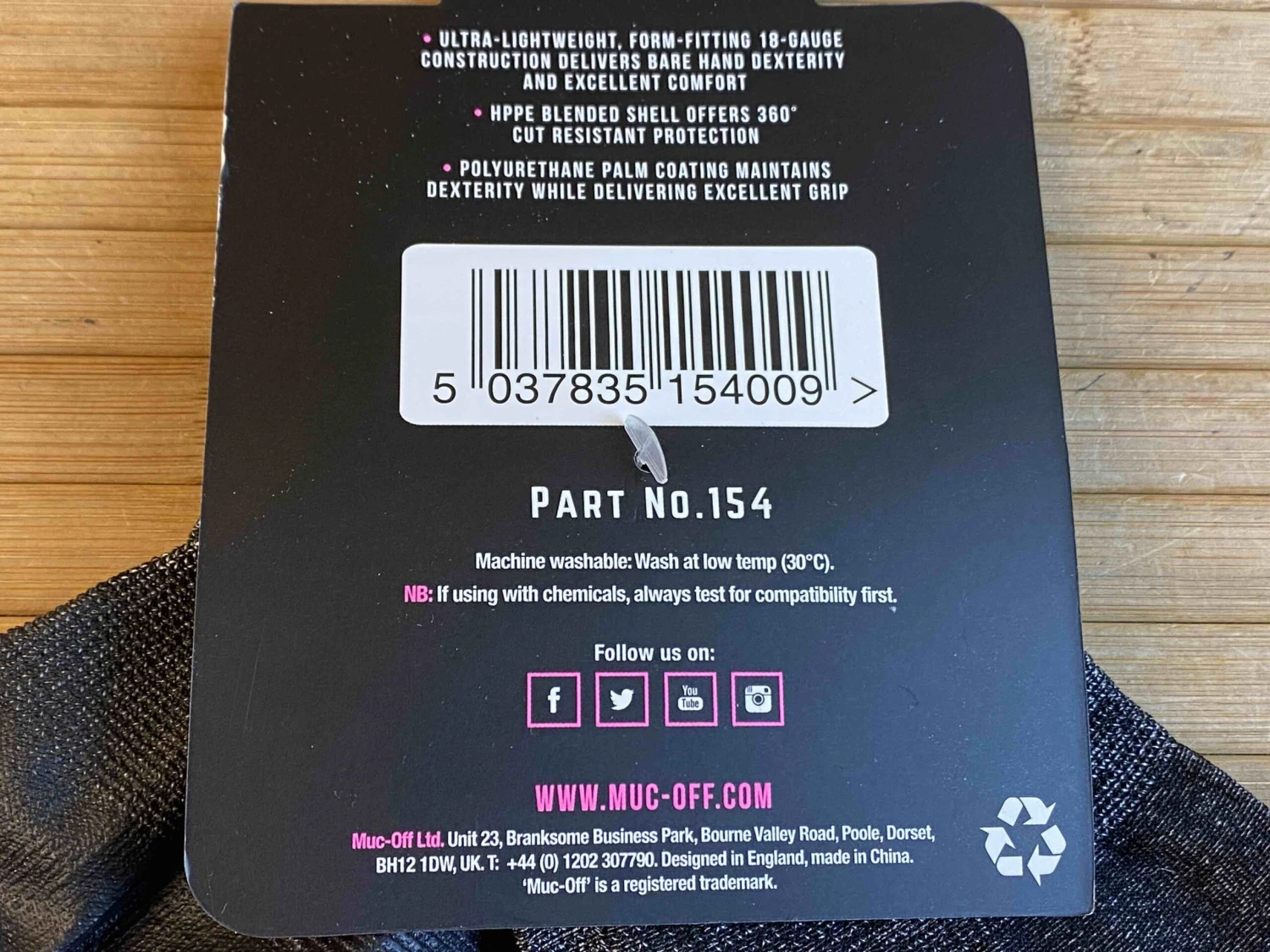 Muc-Off Muc Off Mechanics Glove Gr. L 6 Muc-Off Muc Off Mechanics Glove Gr. L – Bild 4