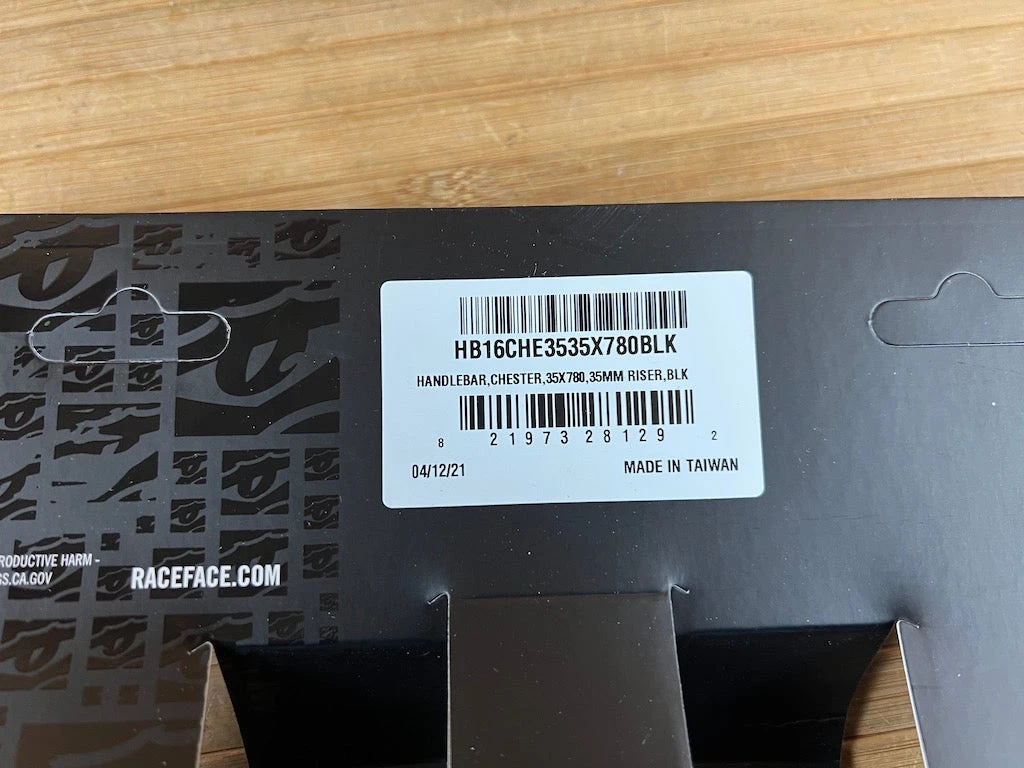 Race Face Chester Lenker Black 780mm / 35mm / 35mm Rise 7 Race Face Chester Lenker Black 780mm / 35mm / 35mm Rise – Bild 5