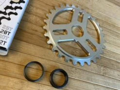 Spank Tweet Tweet BMX Kettenblatt Chrome 28T -Reverse Verkäufe IMG 7179