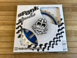 Spank Tweet Tweet BMX Kettenblatt Blue 28T -Reverse Verkäufe IMG 7205