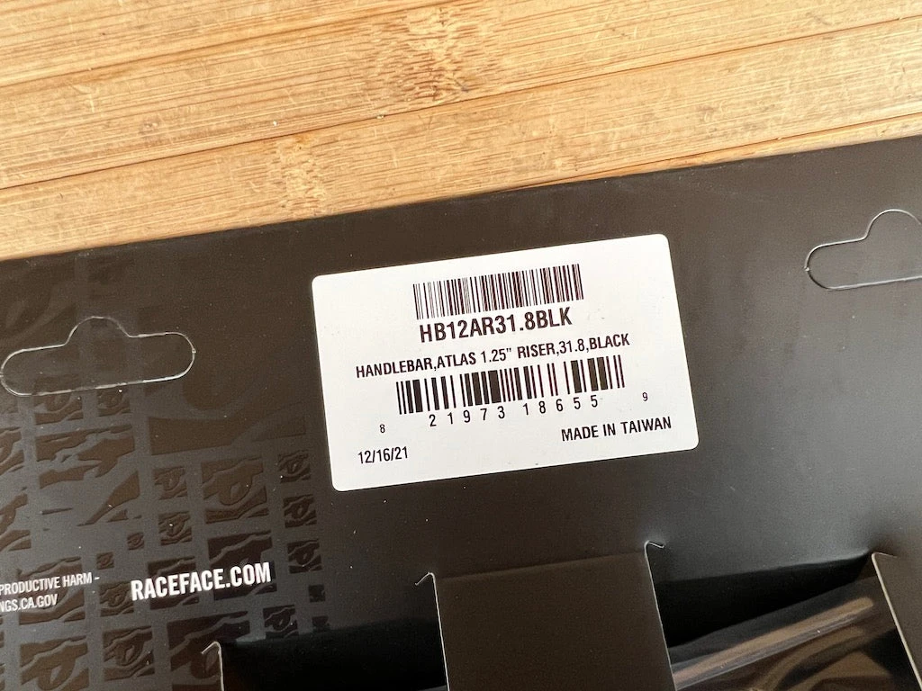 Race Face Atlas Lenker Black 785mm / 31,8mm / 1.25" 9 Race Face Atlas Lenker Black 785mm / 31,8mm / 1.25" – Bild 7