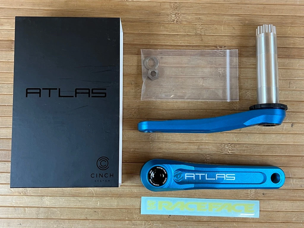 Race Face Atlas Kurbel 170mm Blue 3 Race Face Atlas Kurbel 170mm Blue