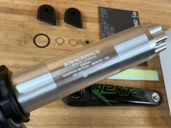 Race Face Next R Carbon Kurbelset 175mm 68/73mm Green -Reverse Verkäufe IMG 7465