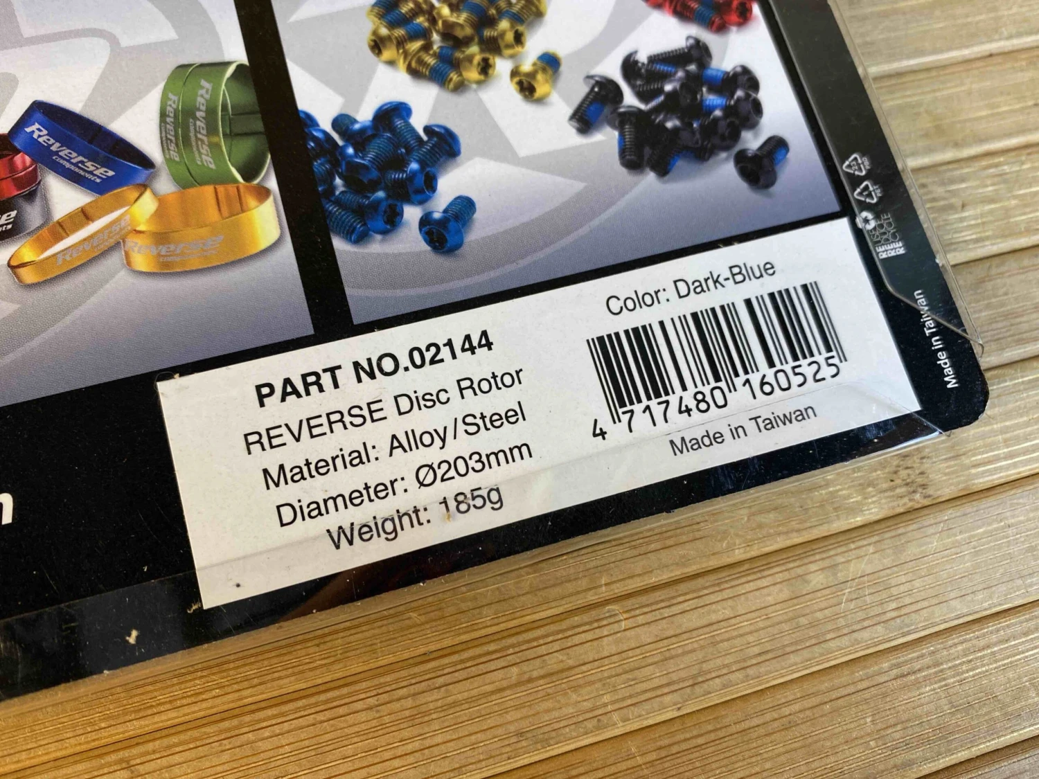 Reverse Bremsscheibe 203mm Blau 4 Reverse Bremsscheibe 203mm Blau – Bild 2