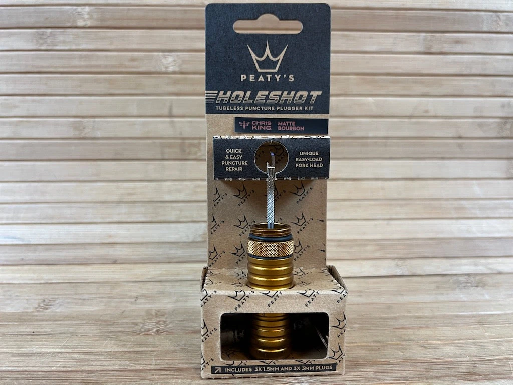 Peaty's Holeshot Tubeless Puncture Plugger Reparatur Kit Matte Bourbon 3 Peaty's Holeshot Tubeless Puncture Plugger Reparatur Kit Matte Bourbon