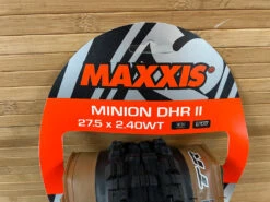 Maxxis Minion DHR II Tanwall Reifen 27.5 X 2.4 EXO TR 8 Maxxis Minion DHR II Tanwall Reifen 27.5 X 2.4 EXO TR -Reverse Verkäufe IMG 8871