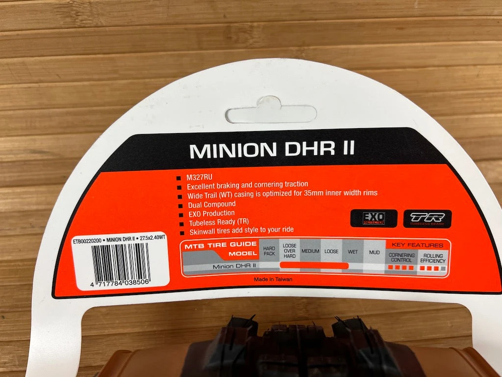 Maxxis Minion DHR II Tanwall Reifen 27.5 X 2.4 EXO TR 6 Maxxis Minion DHR II Tanwall Reifen 27.5 X 2.4 EXO TR – Bild 4