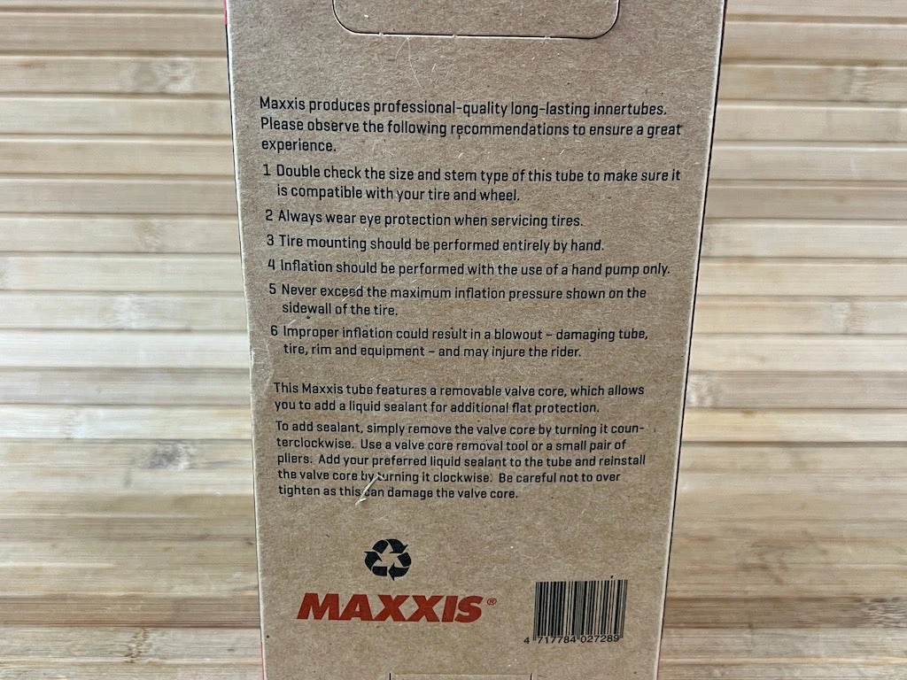 Maxxis Schlauch 26" 2.5/2.7 FV Downhill Presta 7 Maxxis Schlauch 26" 2.5/2.7 FV Downhill Presta – Bild 5