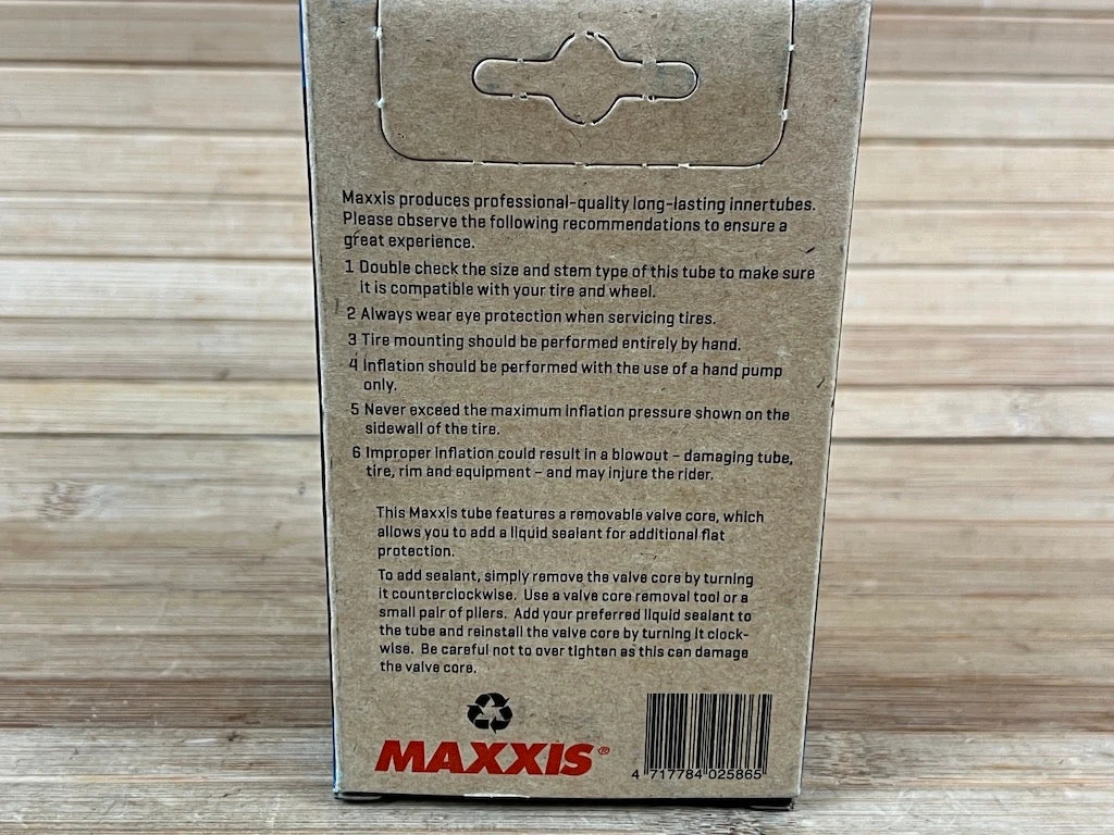 Maxxis Schlauch 27.5" 2.2/2.5 AV Freeride Schrader 7 Maxxis Schlauch 27.5" 2.2/2.5 AV Freeride Schrader – Bild 5