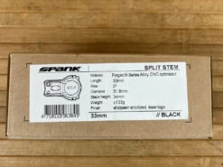 Spank Split Stem / Vorbau Black 31,8mm / 33mm -Reverse Verkäufe IMG 9004 8fccb46c ca95 42ea 94c1 dfcd6b3fe895