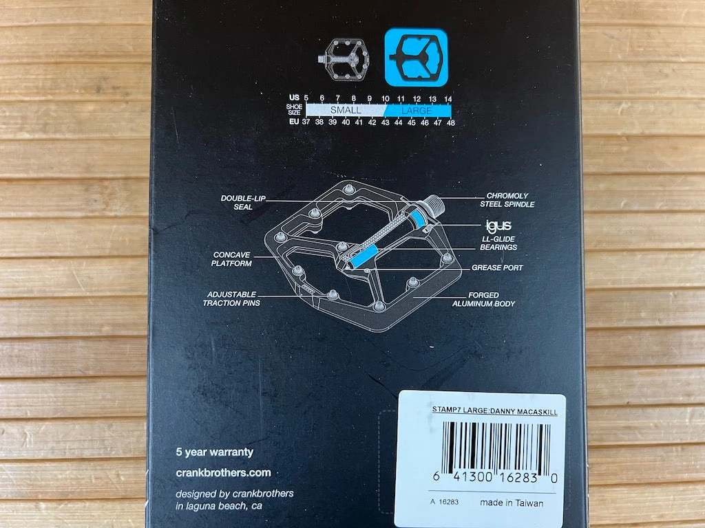 Crankbrothers Stamp 7 Large Pedale / Plattformpedale Danny Macaskill 6 Crankbrothers Stamp 7 Large Pedale / Plattformpedale Danny Macaskill – Bild 4